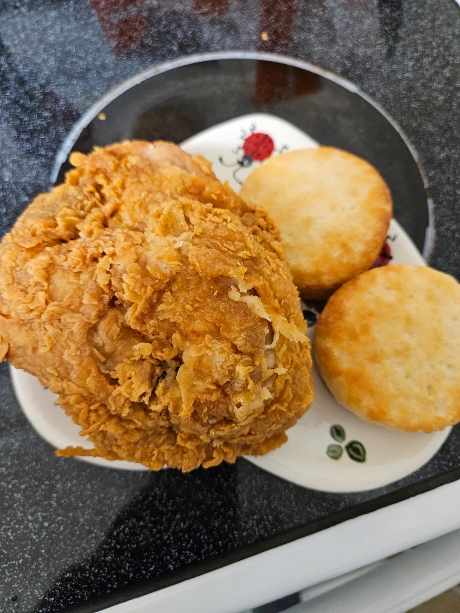 Biscuits and a Chicken Breast