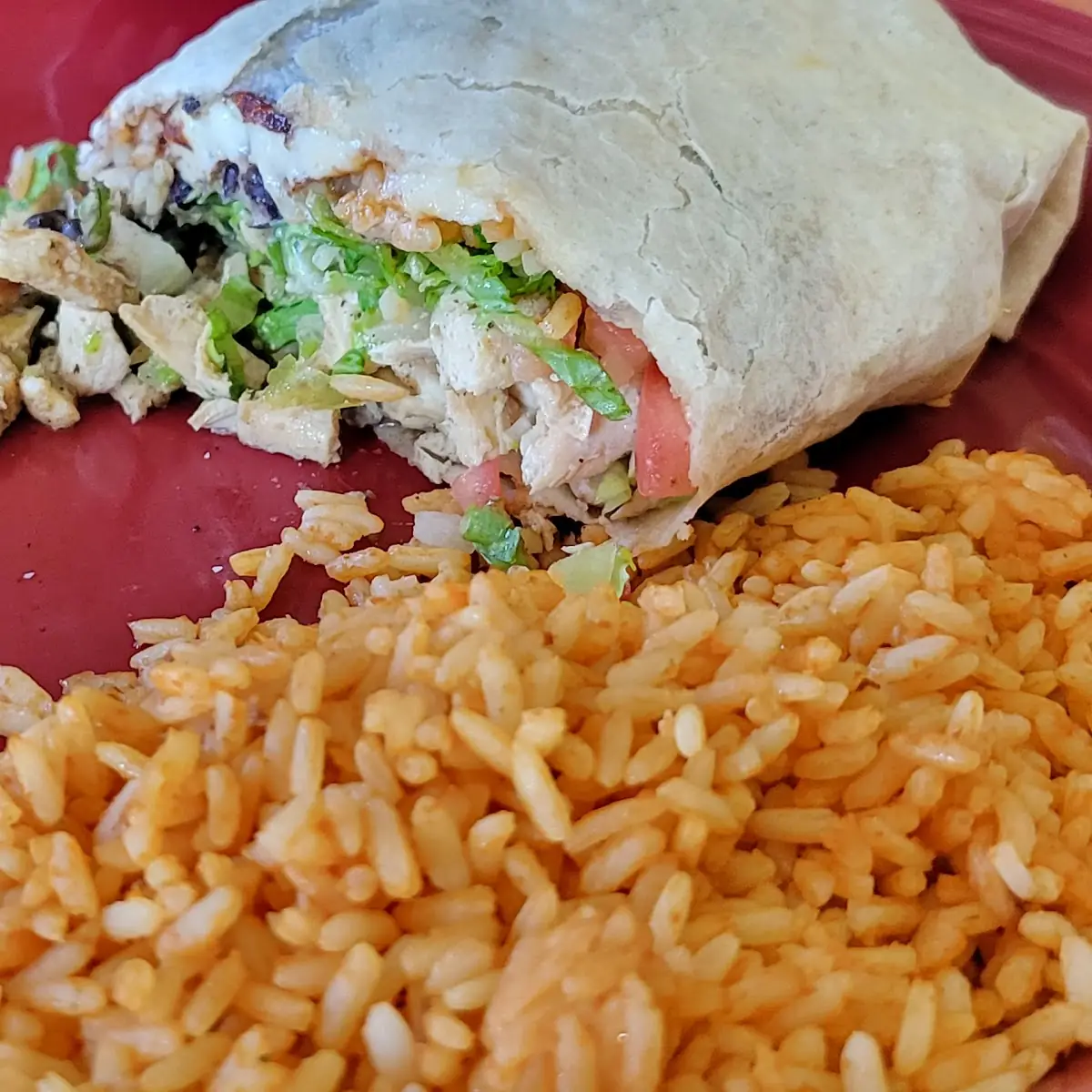 Chicken Burrito Daily Special