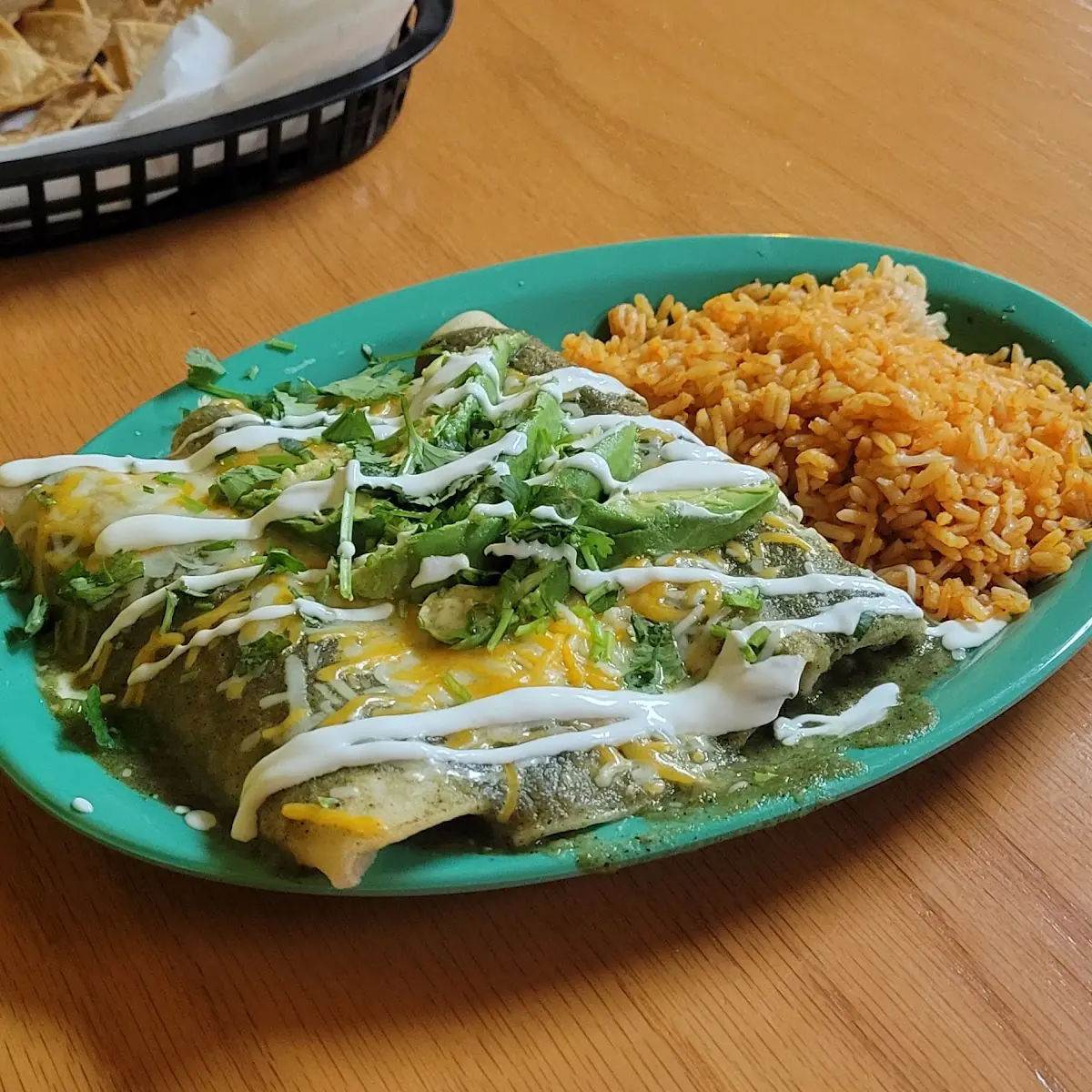 Enchiladas Verdes