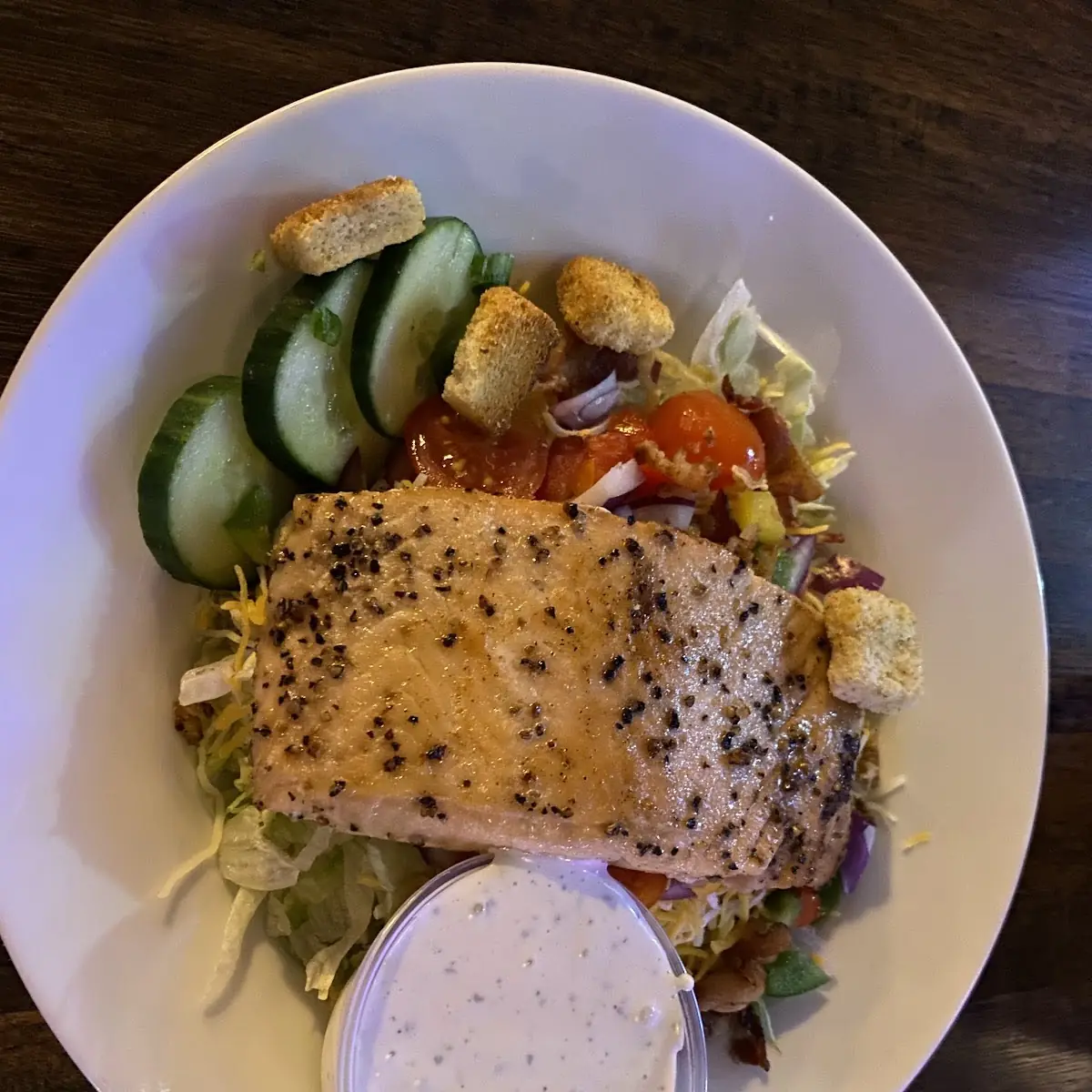 Salad with Salmon