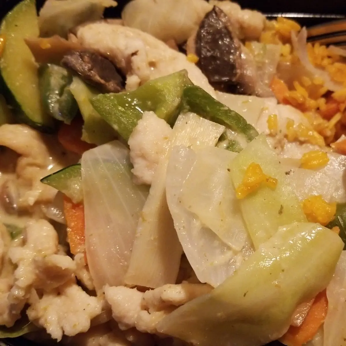 Thai Green Curry Chicken Fried Rice
