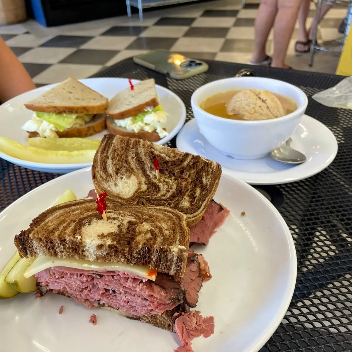 Aunt Judy's Pastrami & Liver Sandwich