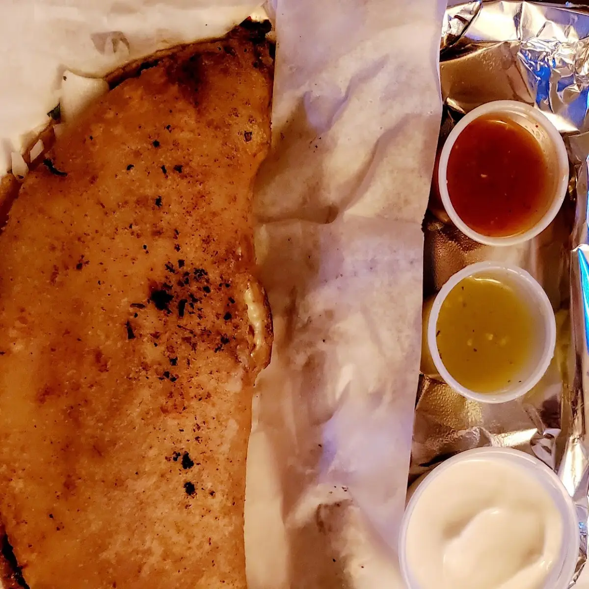 Al Pastor Quesadilla with Salsa