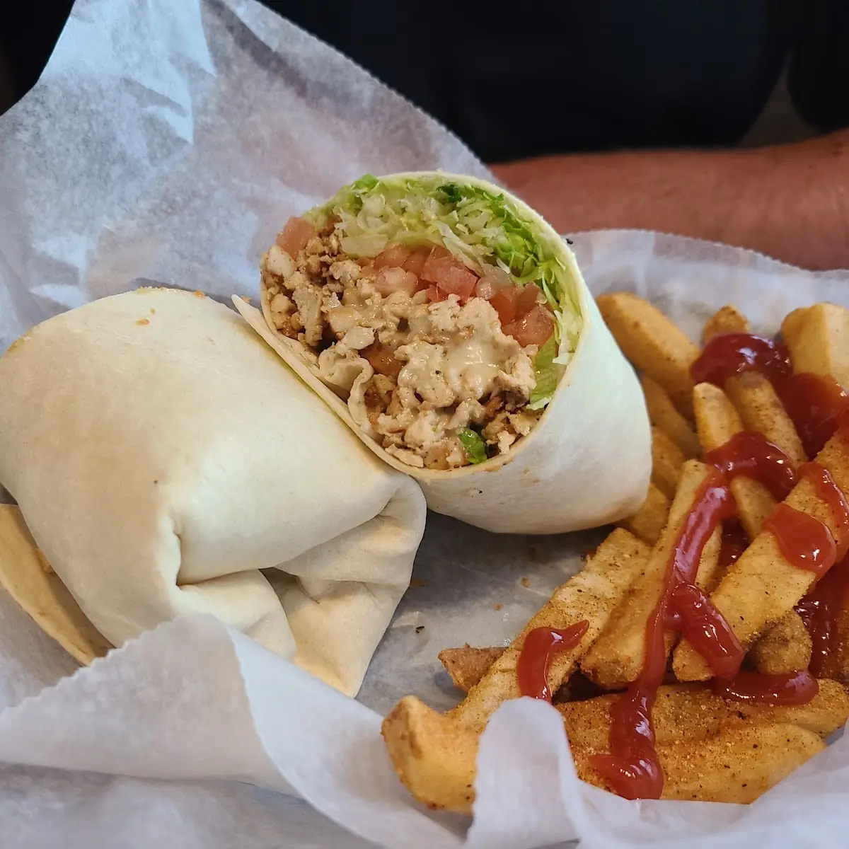 Chicken Cheesesteak Wrap