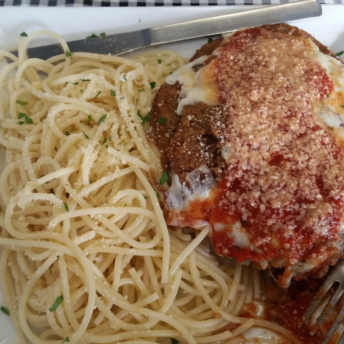 Eggplant Parmesan Dinner