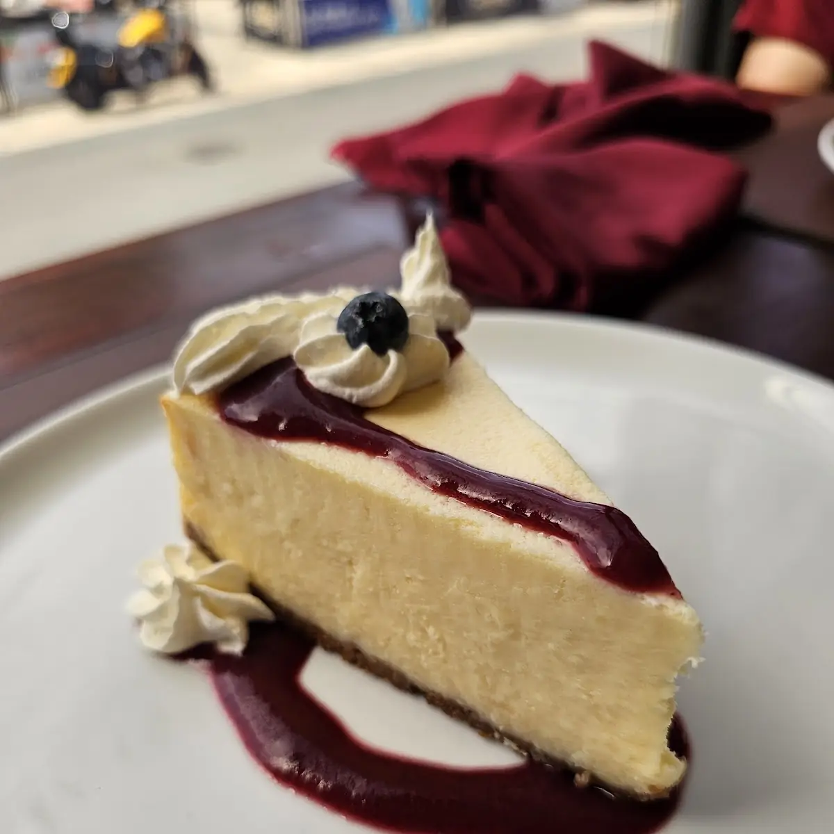 Manchego Cheesecake Slice