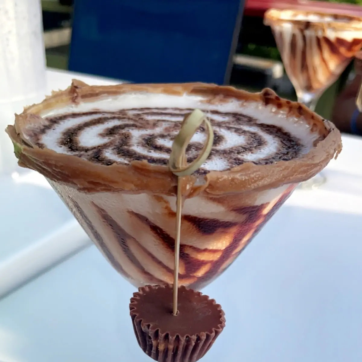 Chocolate Peanut Butter Whiskey Martini