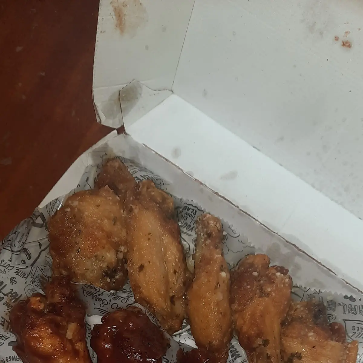 Garlic Parmesan Wings and BBQ Wings