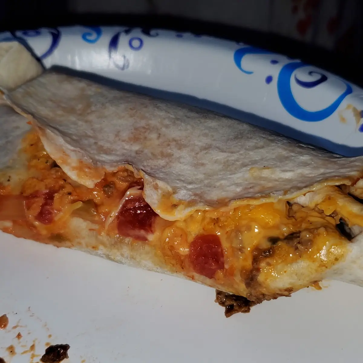 Three Cheese Burrito