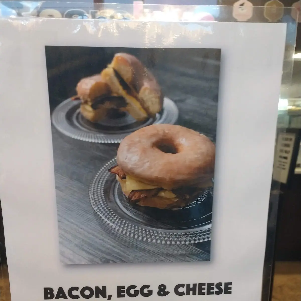 Donut Breakfast Sandwich
