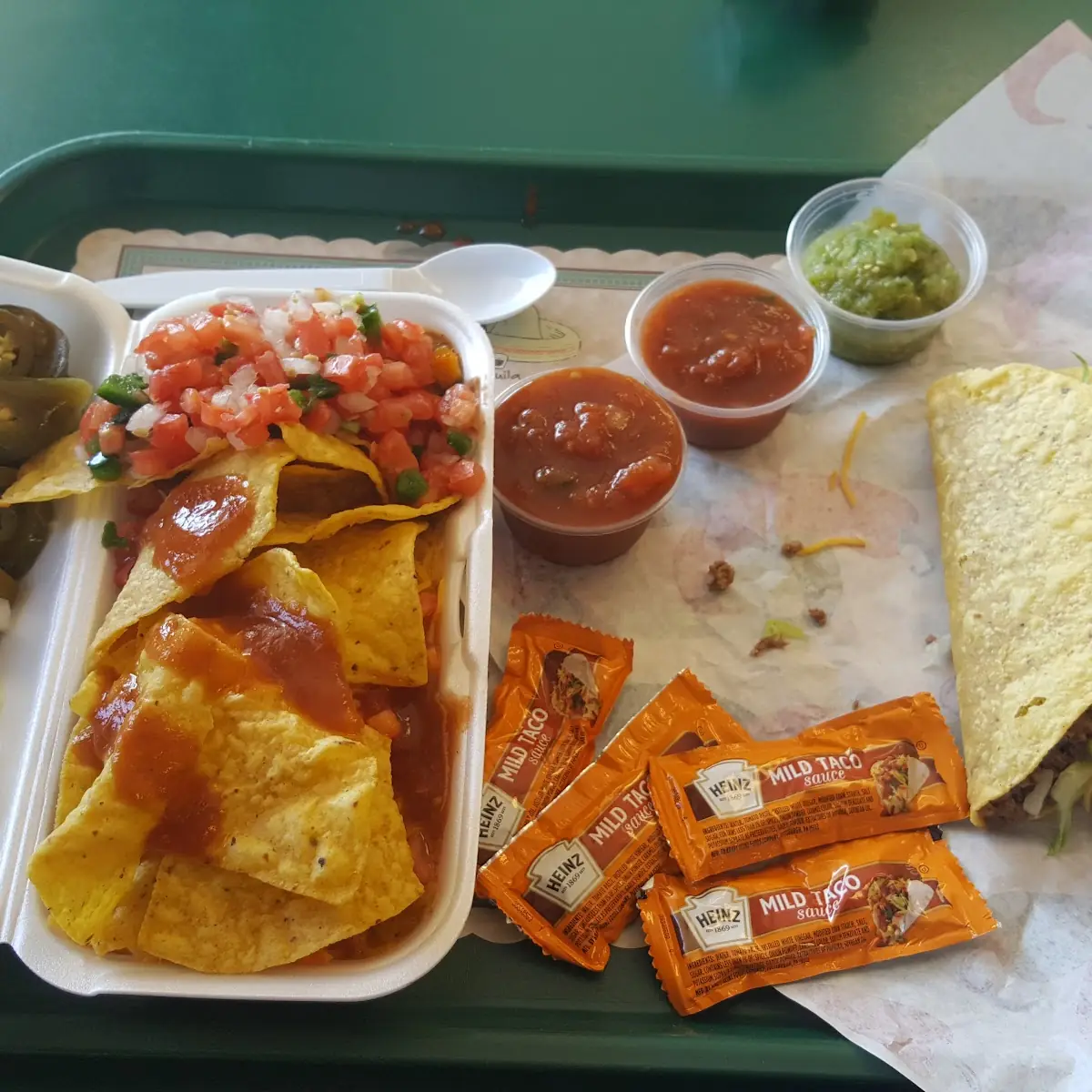 Beef Bueno Dinner Beef Taco and Extra Dip Bar Heaven