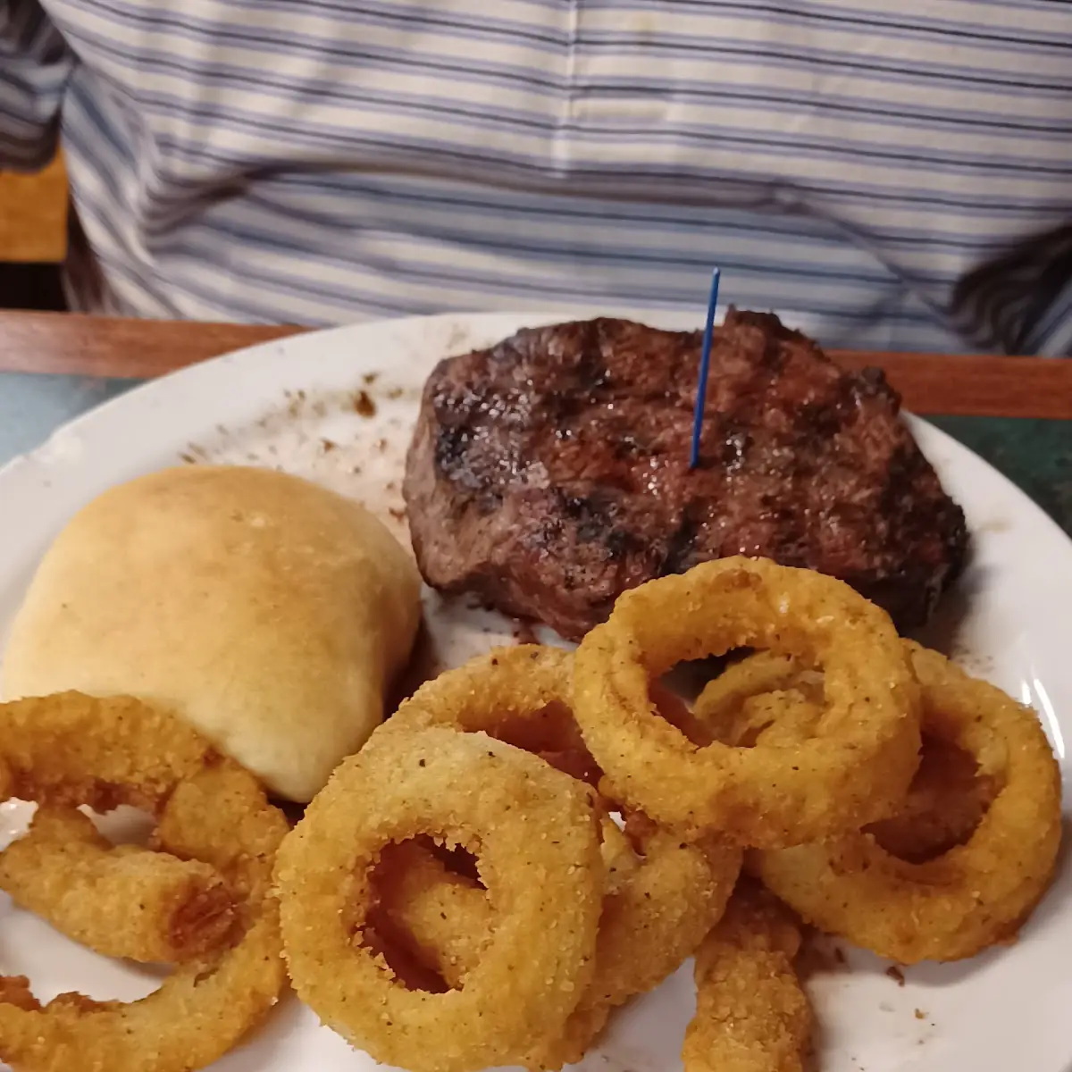 Steak and Onion Rings