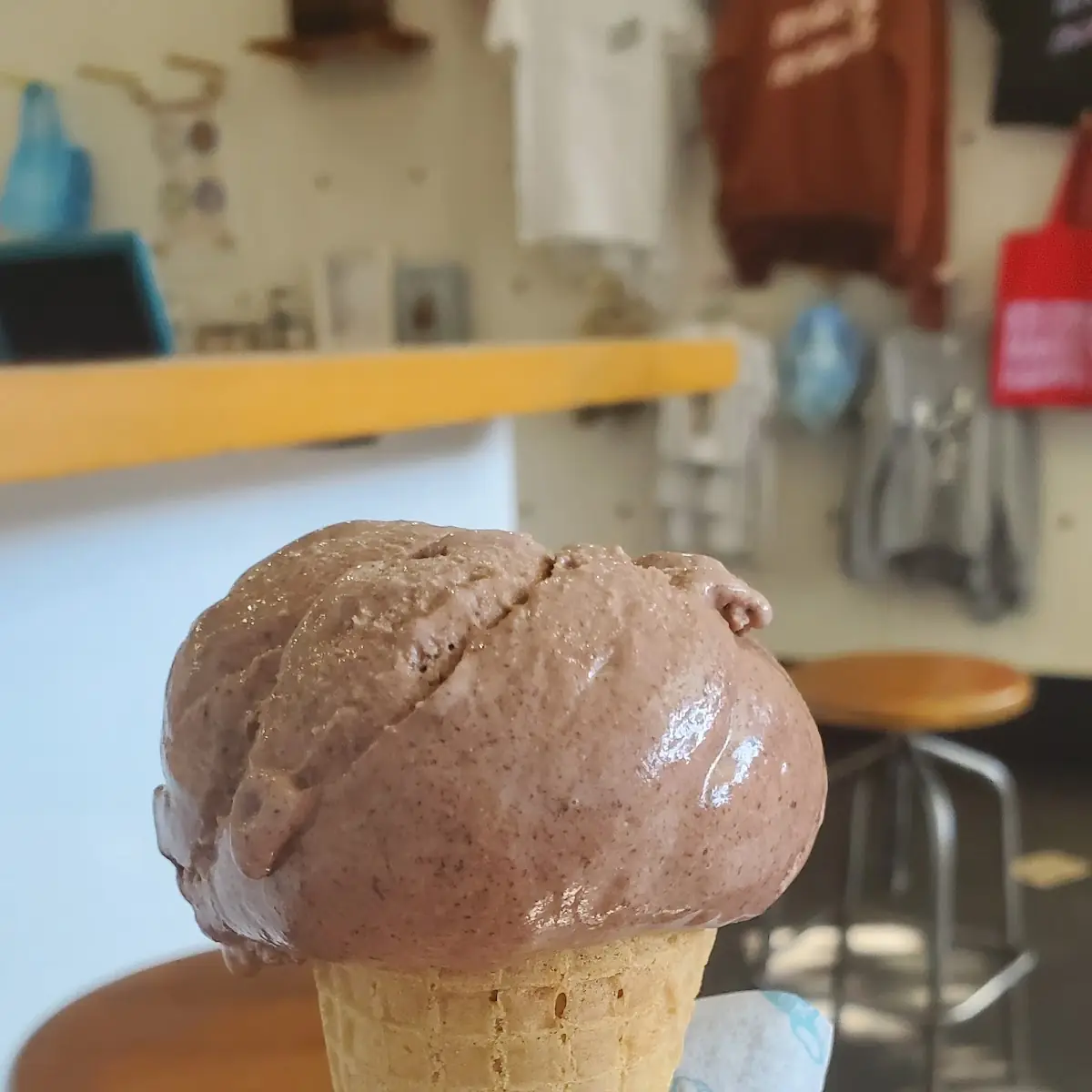 Melted Chocolate Ice Cream