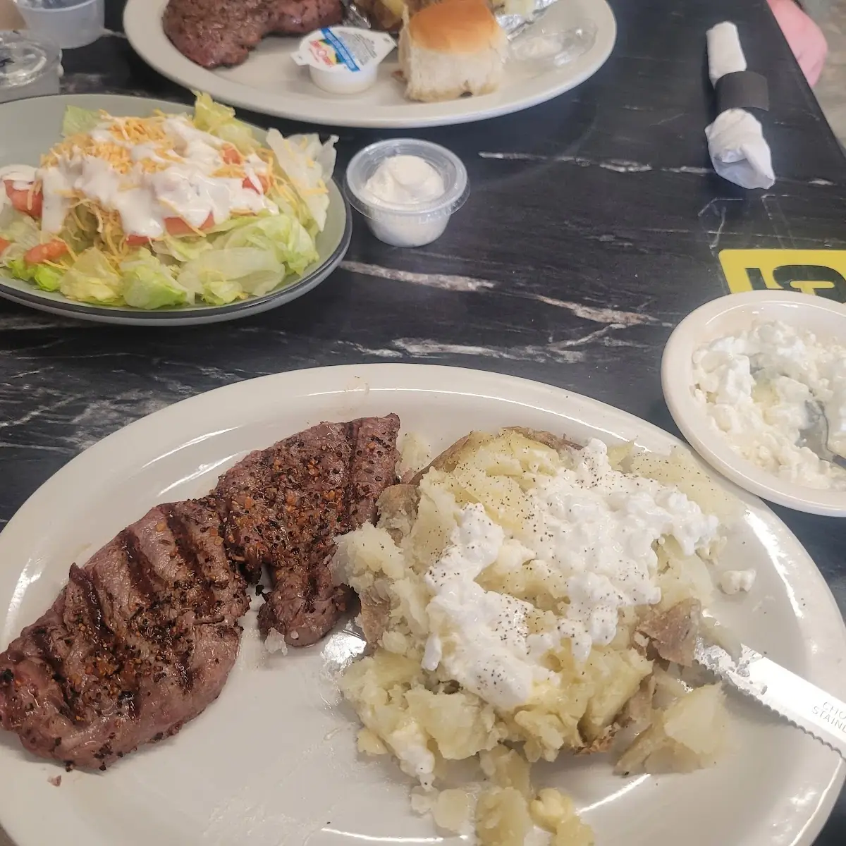 Sirloin Steak and Baked Potato
