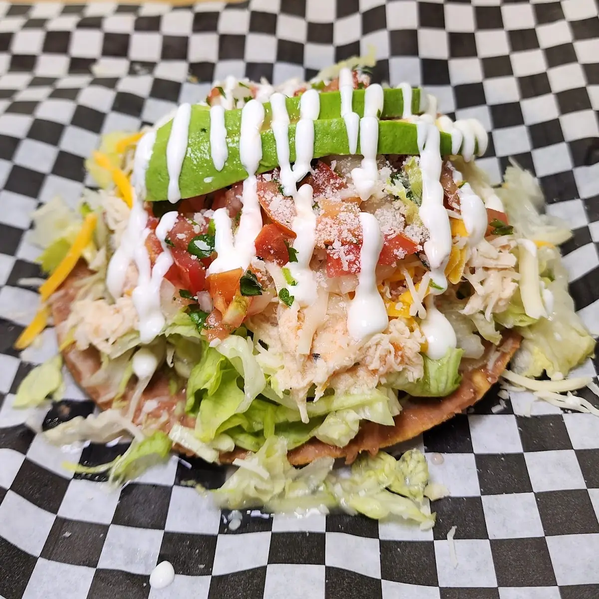 Chicken Tostada