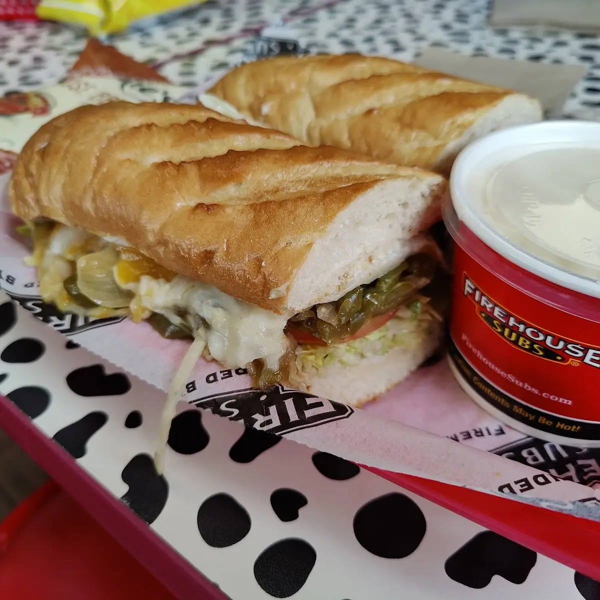 Veggie Sub w Mac & Cheese