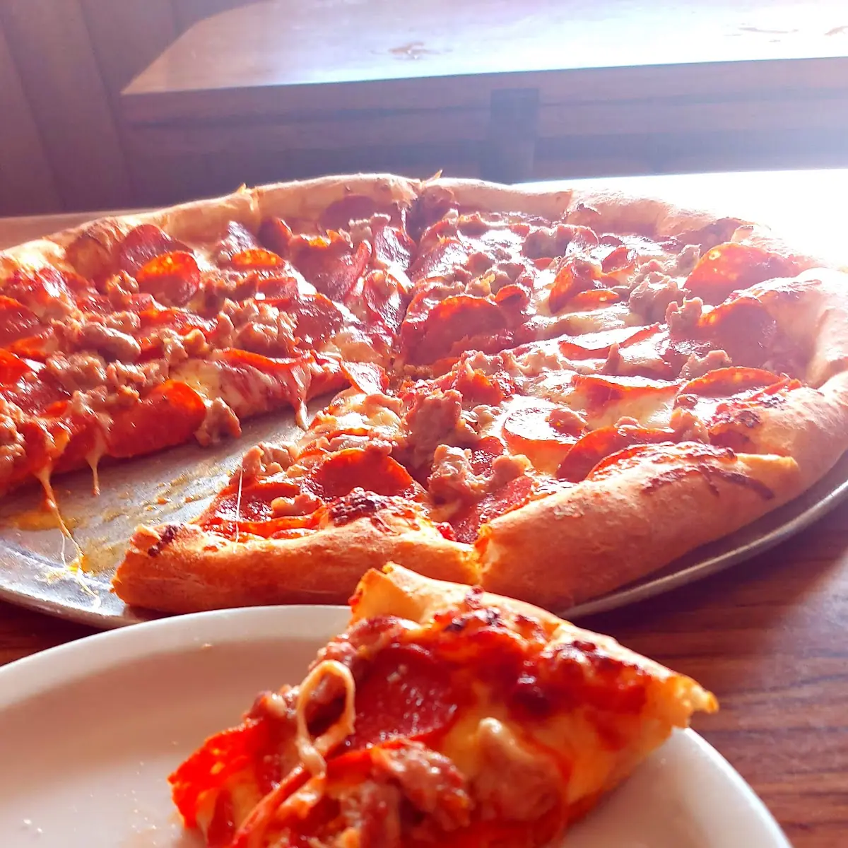 Pepperoni and Sausage Pizza