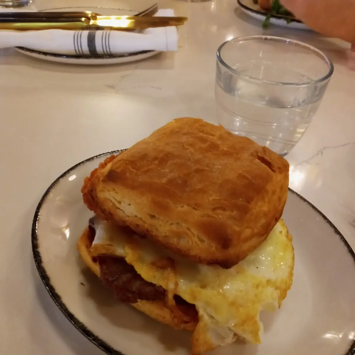 Sausage Egg Cheese Sandwich