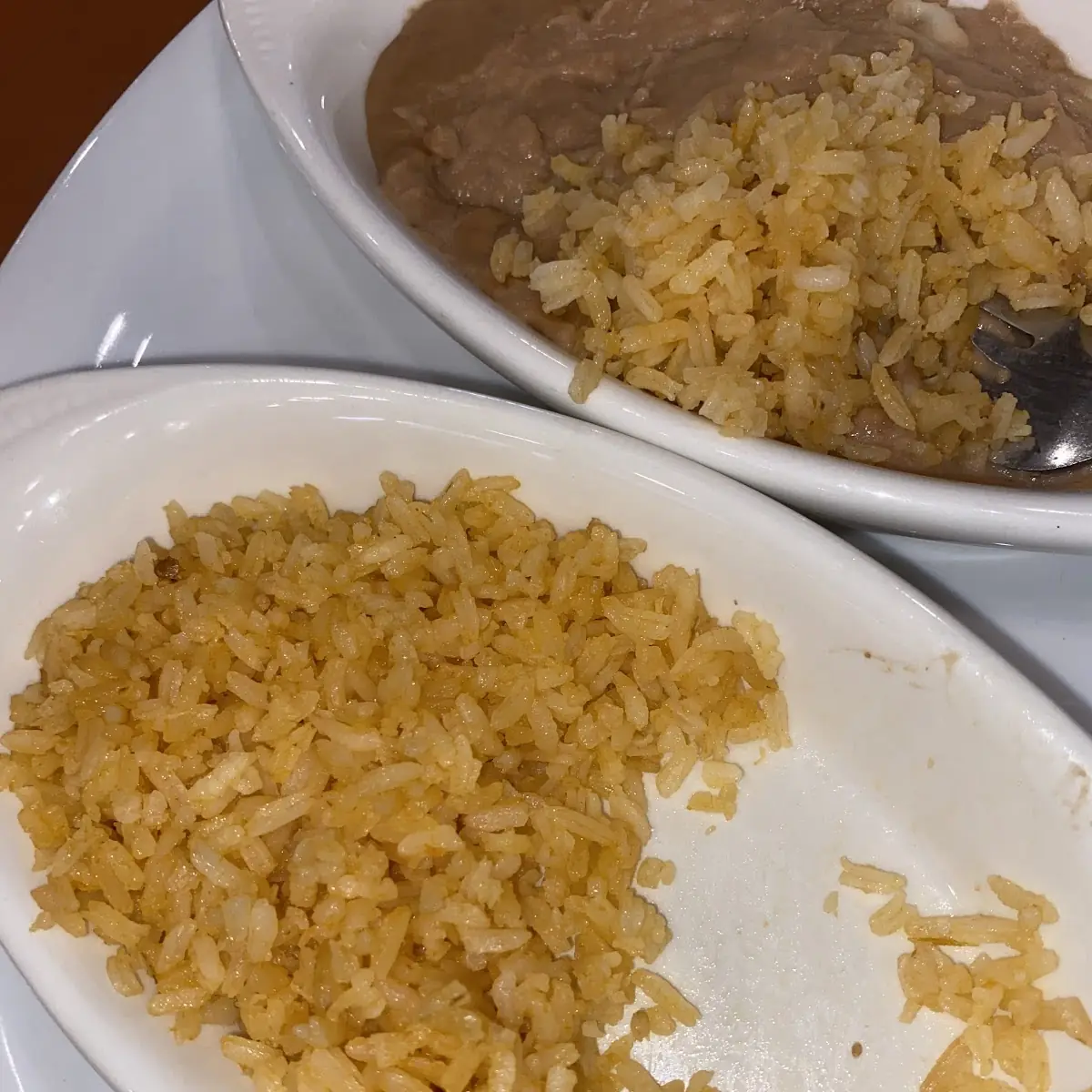 Rice and Refried Beans