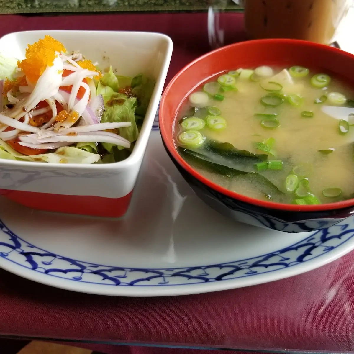 Miso Soup and Salad