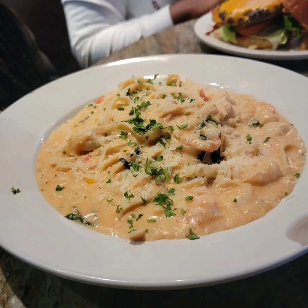 Seafood Alfredo