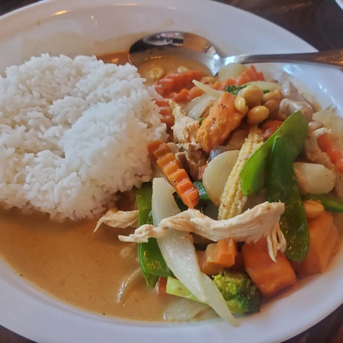 Mussaman Curry Chicken with Extra Vegetables