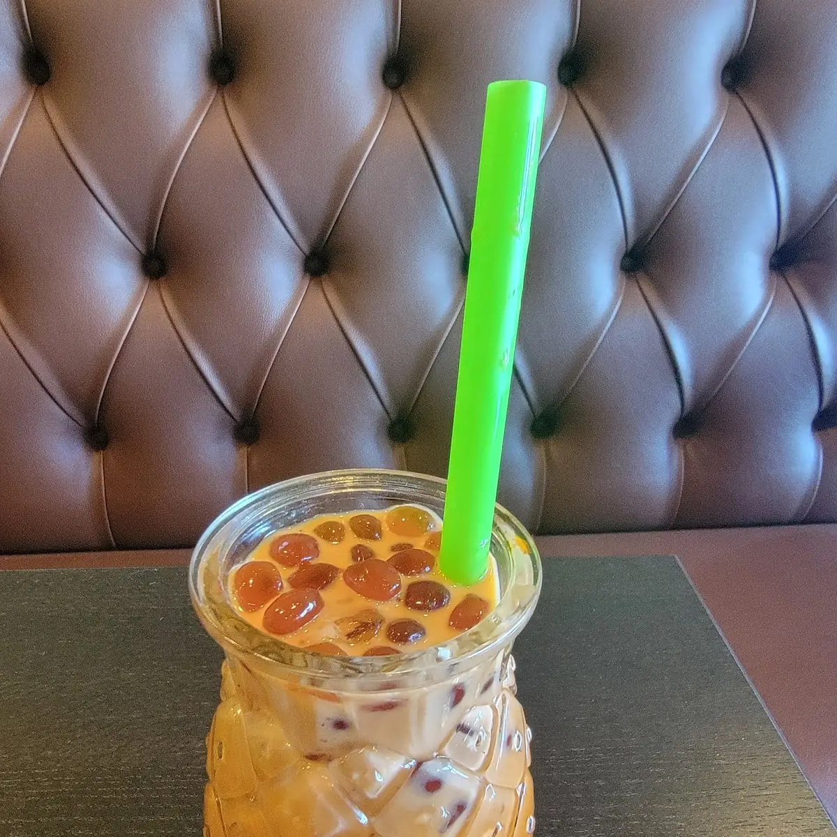 Thai Tea with Crystal Boba