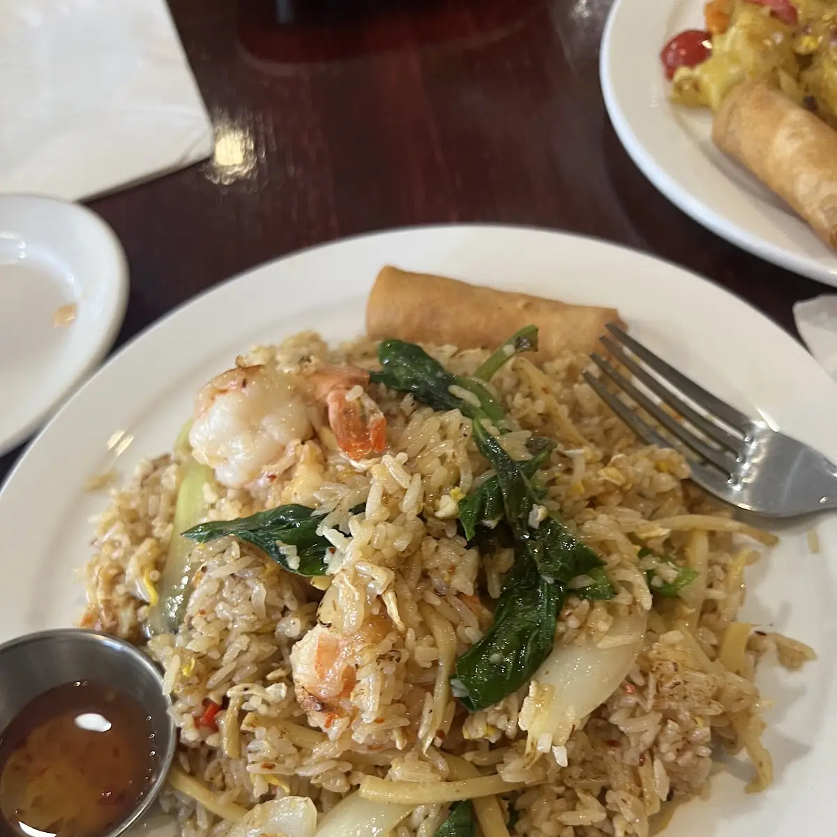 Shrimp Basil Fried Rice