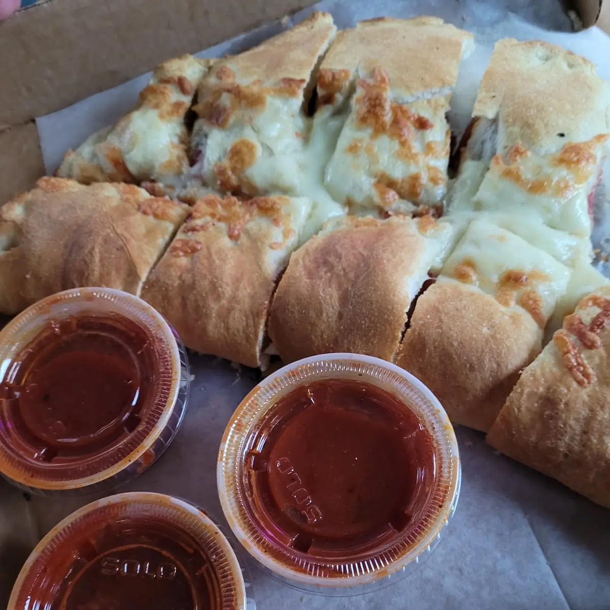 Pepperoni and Cheese Calzone