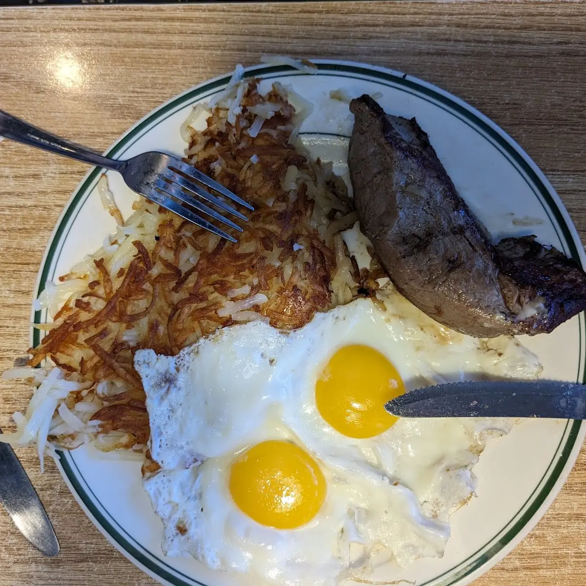 Sirloin Steak & Eggs