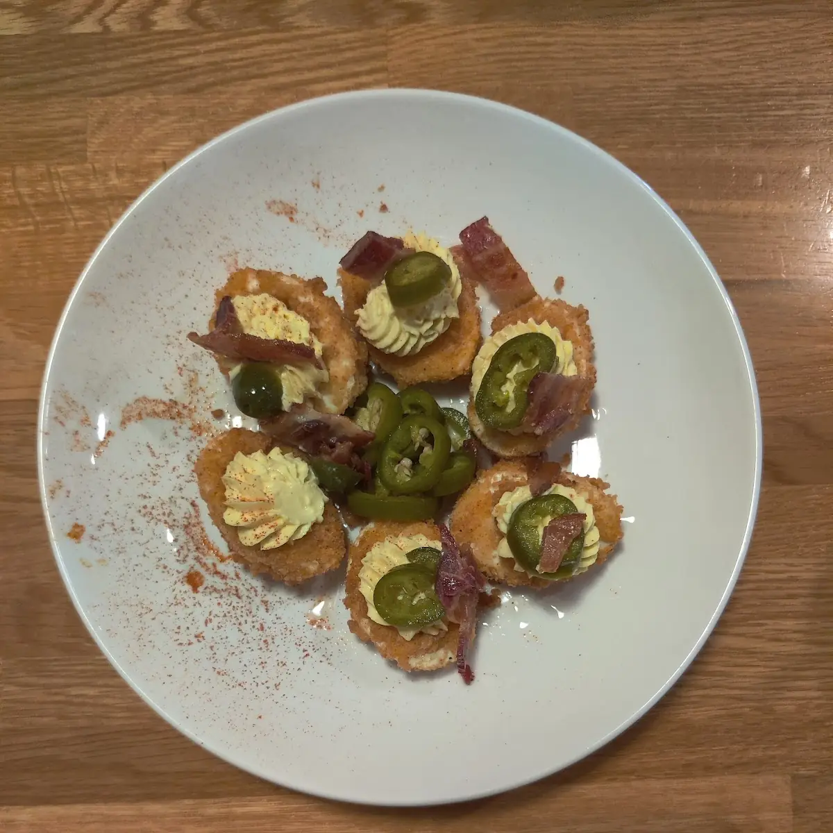 Crispy Deviled Eggs