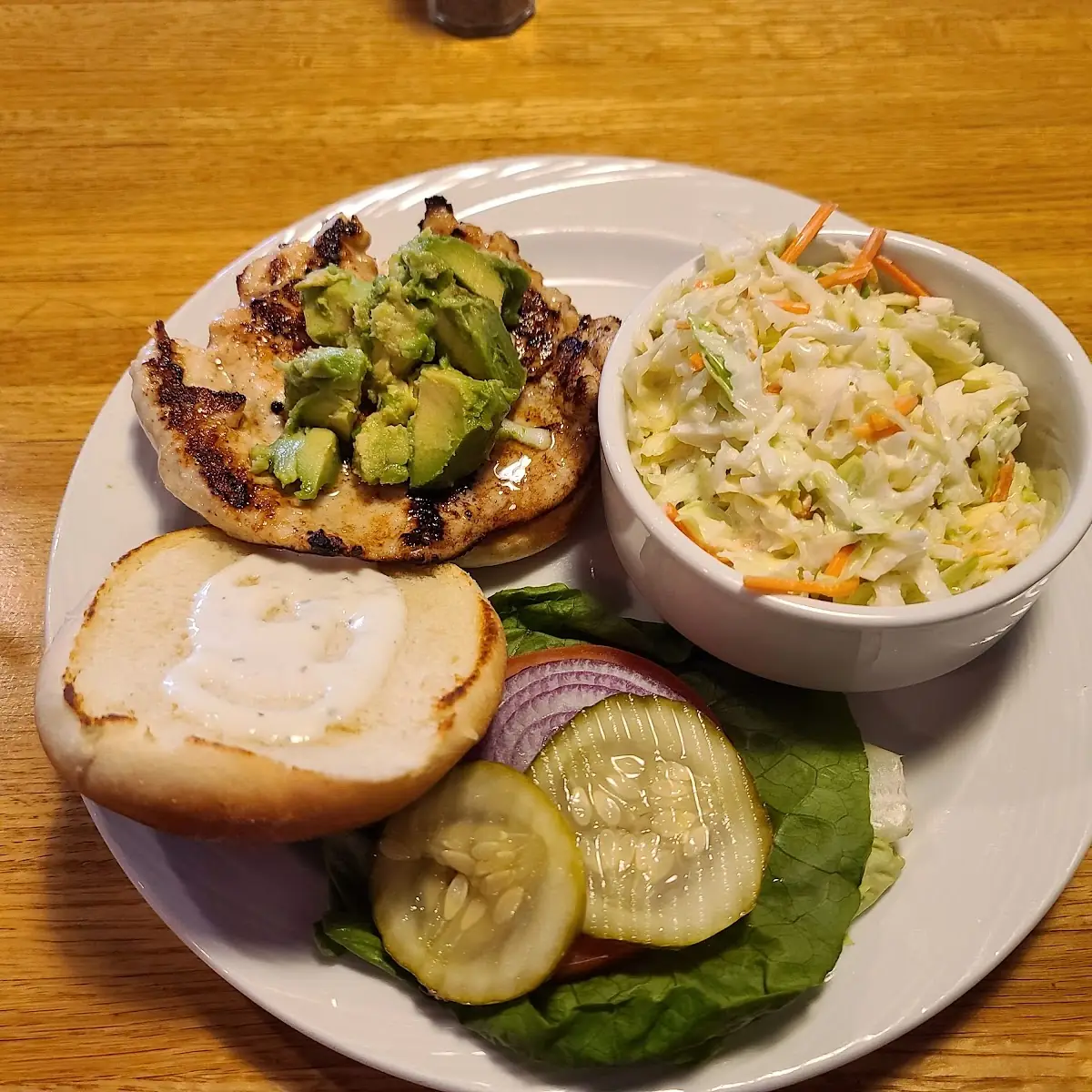 Grilled Chicken Sandwich with Avocado