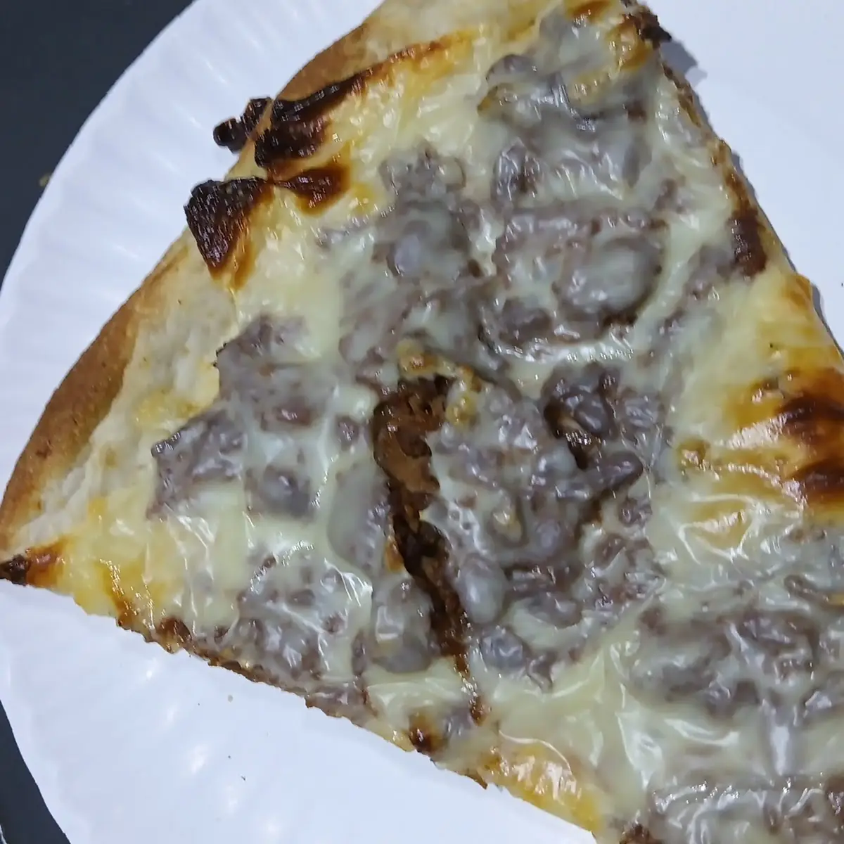 Pizza Steak with Tomato Sauce & Melted Mozzarella