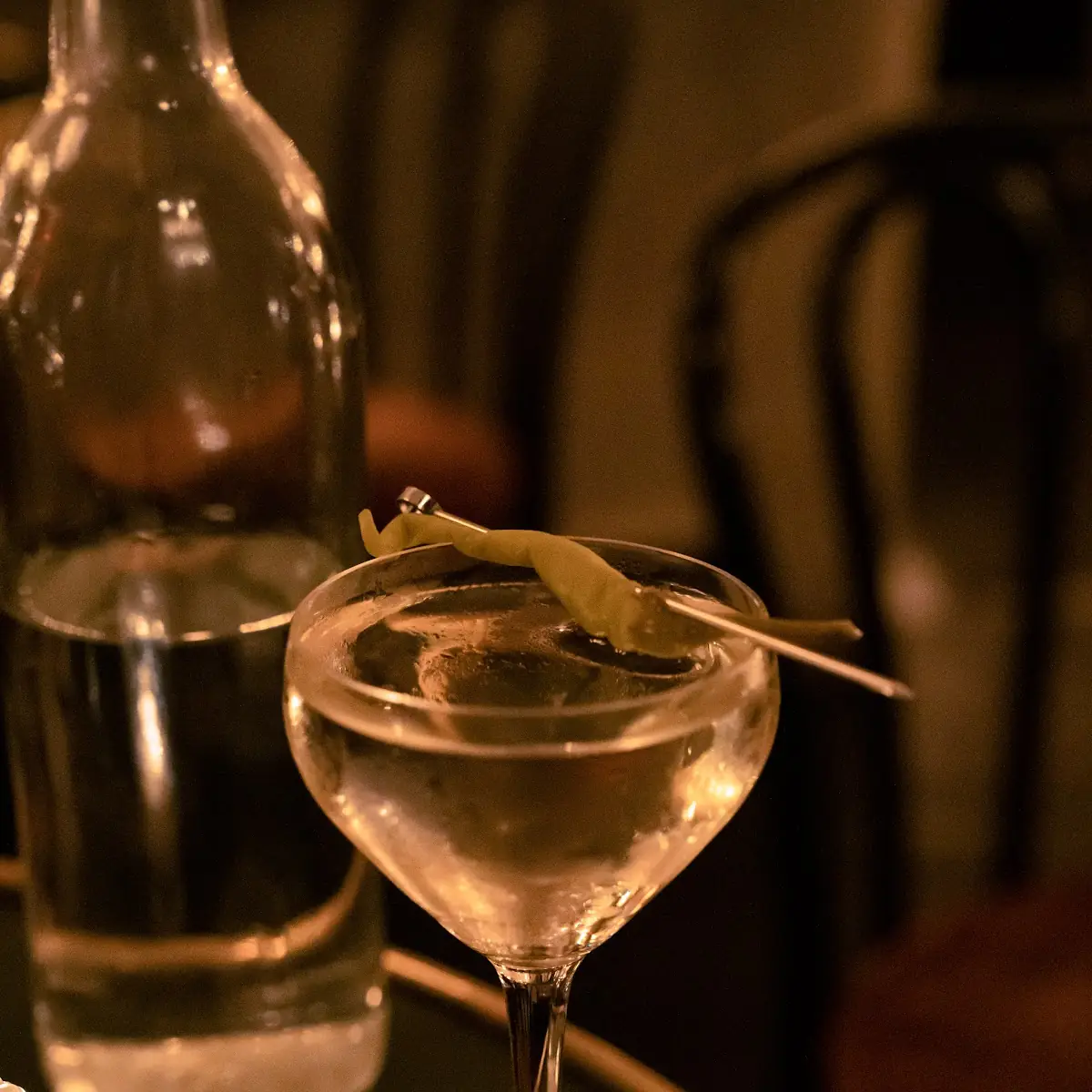 Cocktail with Lemon Twist