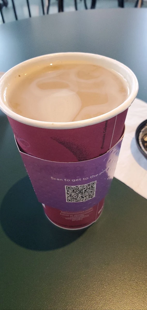 Decaf Eggnog Latte with Almond Milk