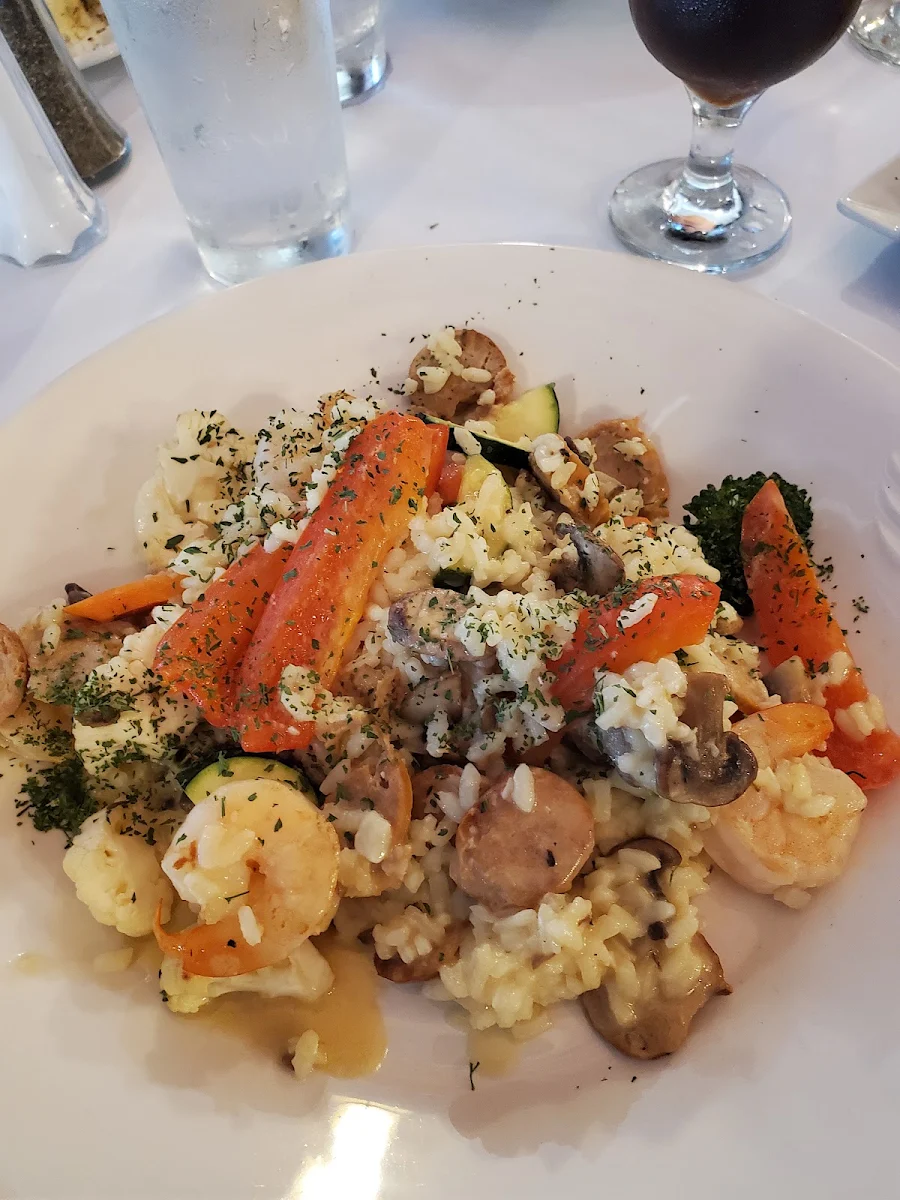 Shrimp Sausage and Vegetable Risotto