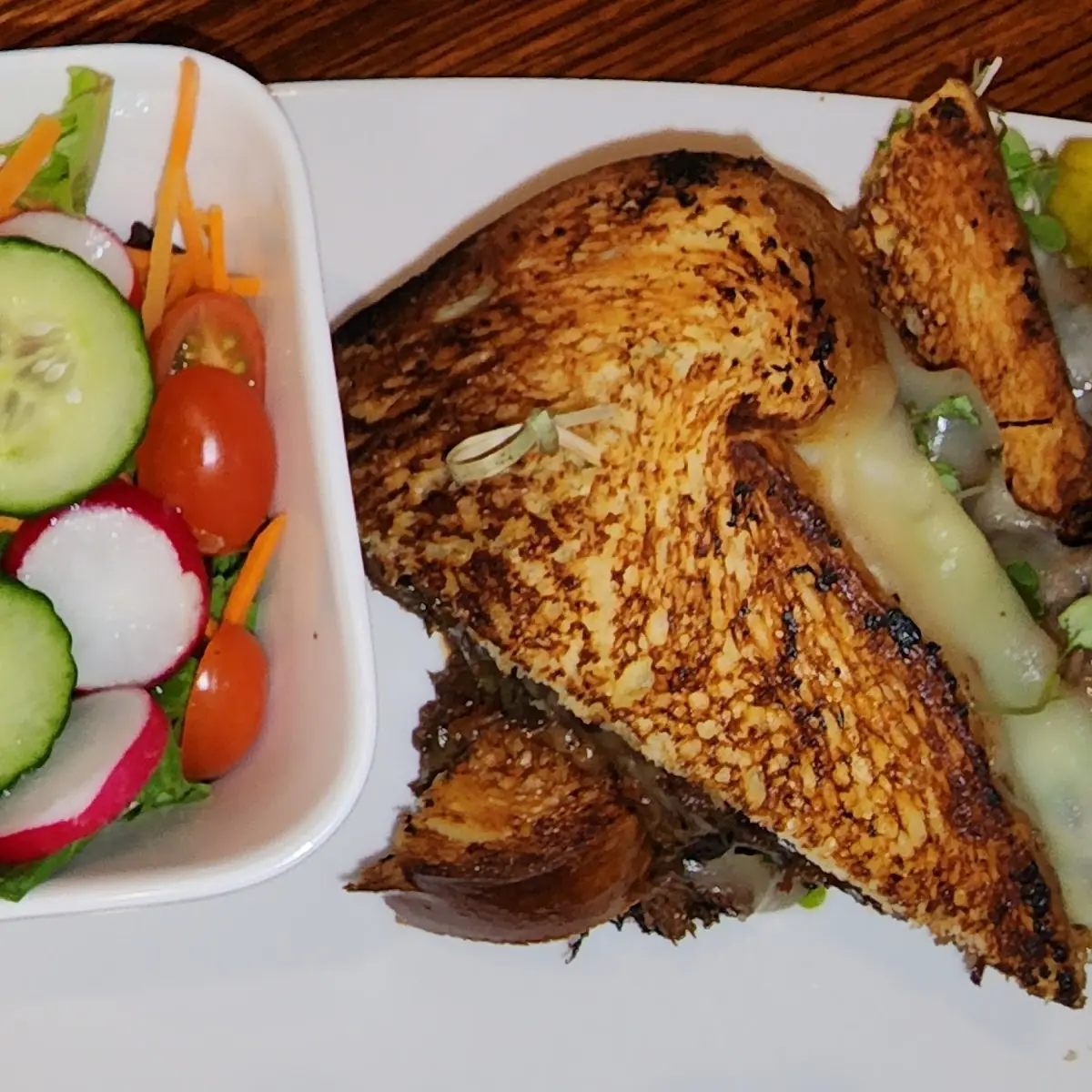 Chef Rudy's Slow Braised Pulled Short Rib Sliced Pepper Jack Cheese