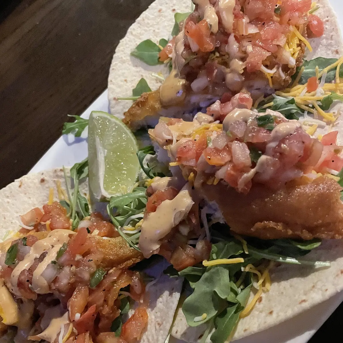 Shrimp Tacos with Dipping Sauce