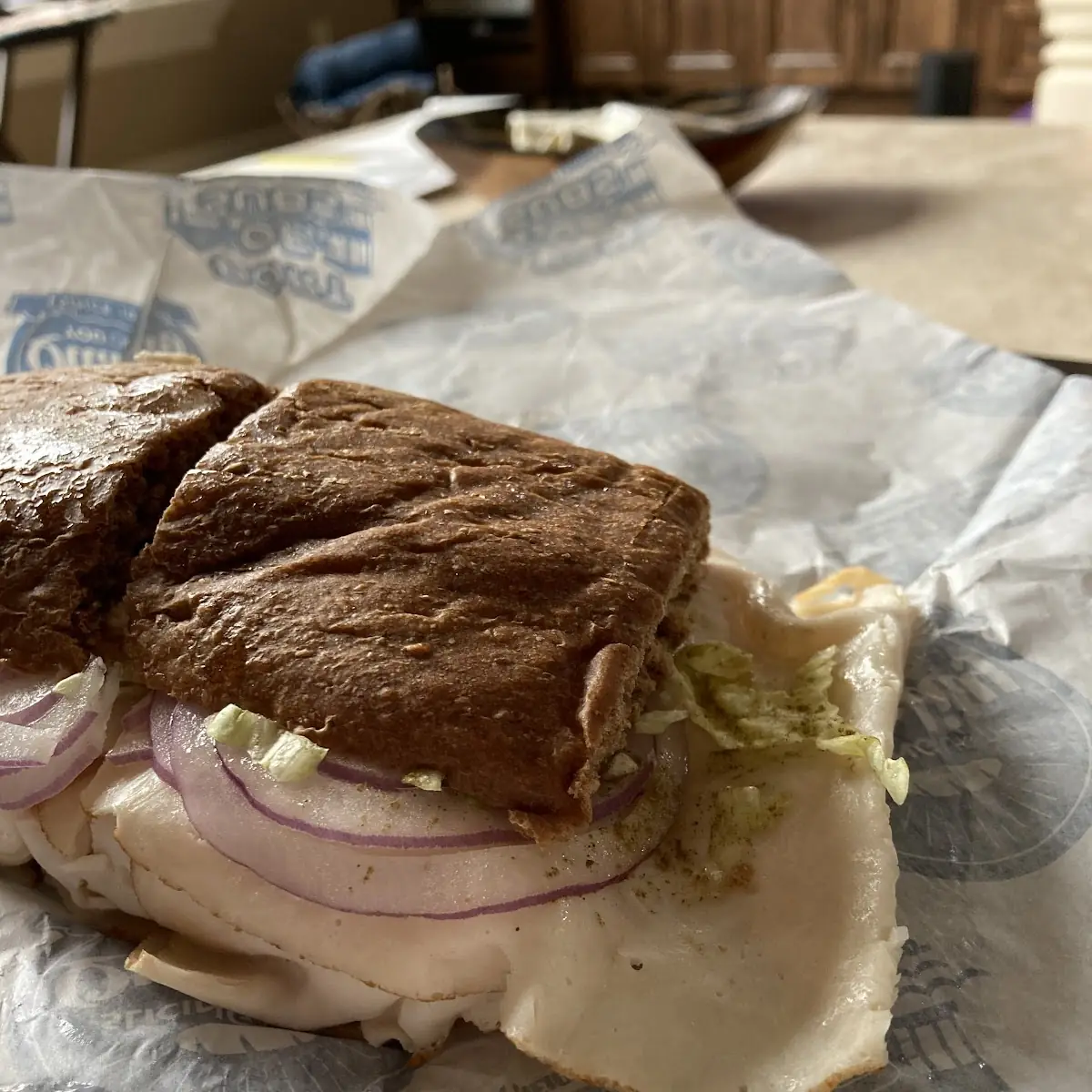 Small 5 Ham Turkey and Provolone Sandwich