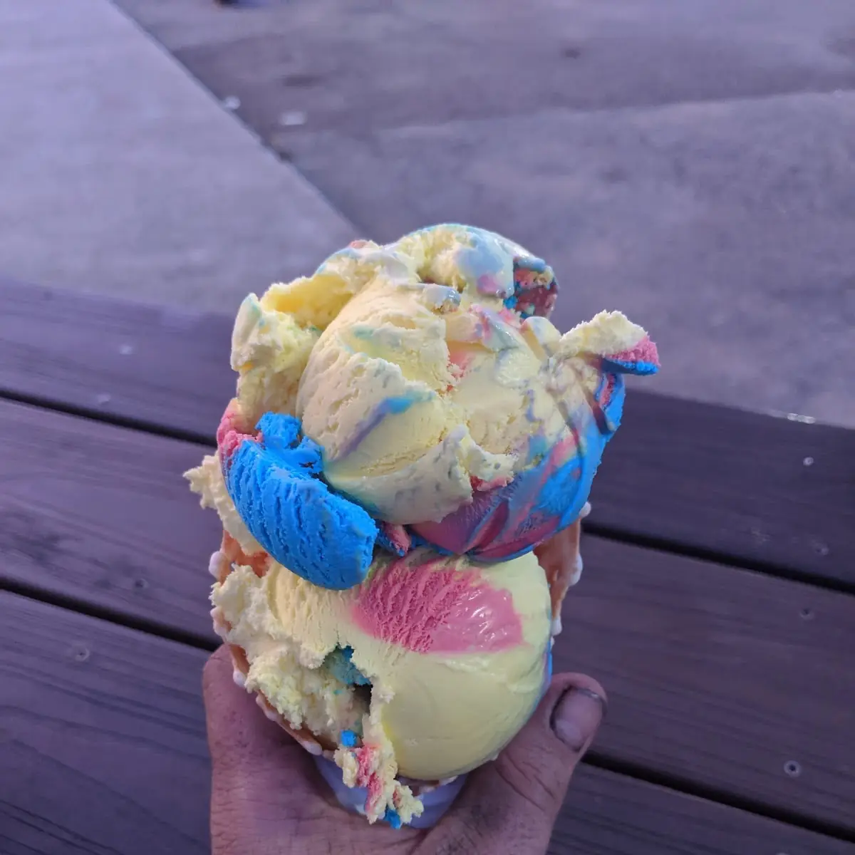 Superman Ice Cream Cone