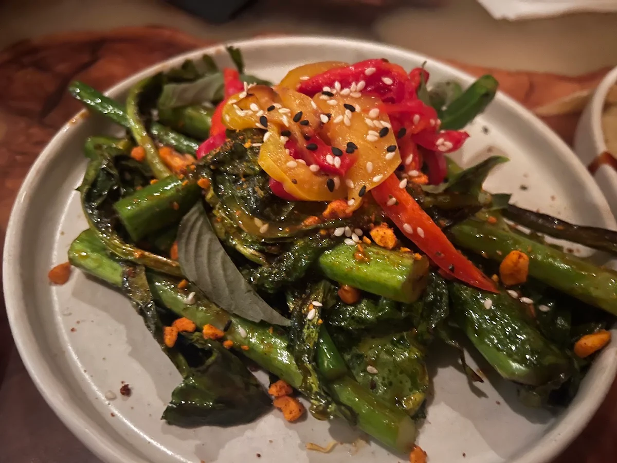 Charred Gai Lan