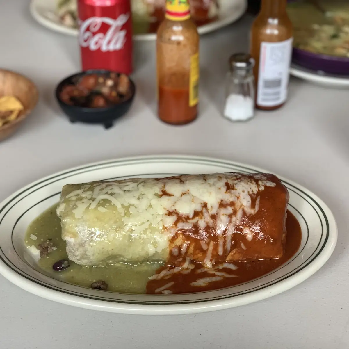 Maria's Mole Burrito