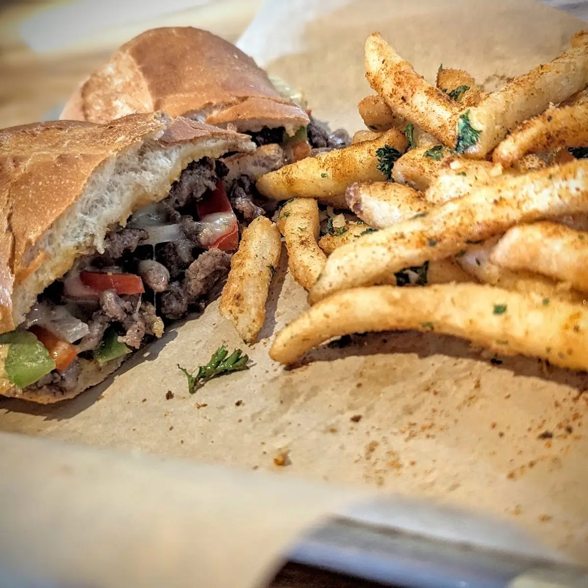Philly Cheese Steak Sandwich