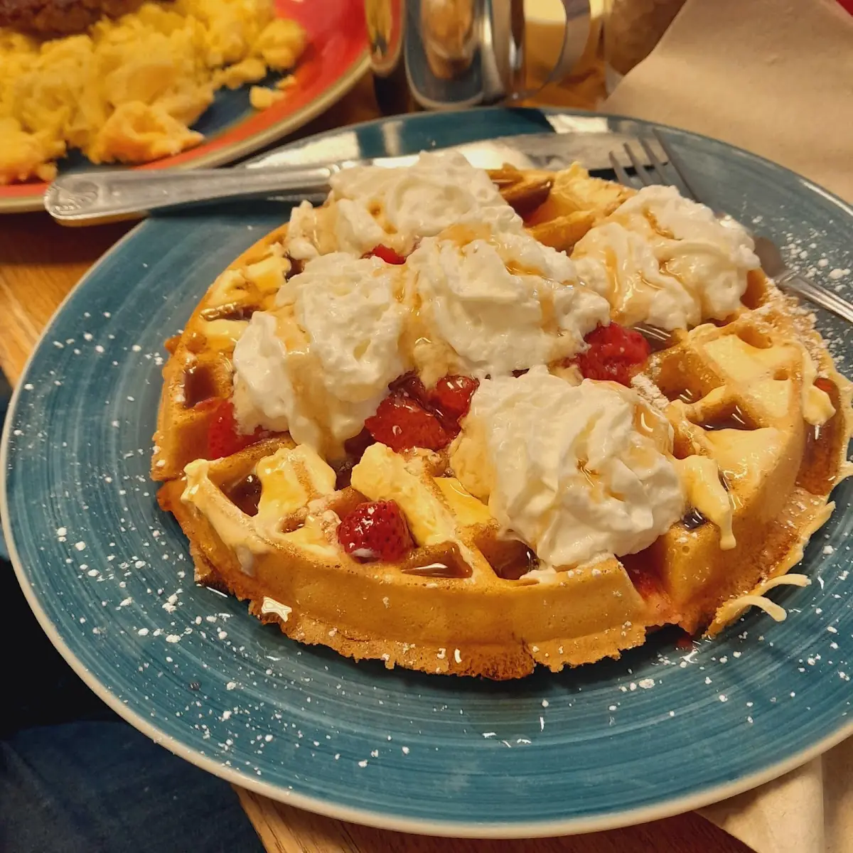 Homemade Belgian Waffle