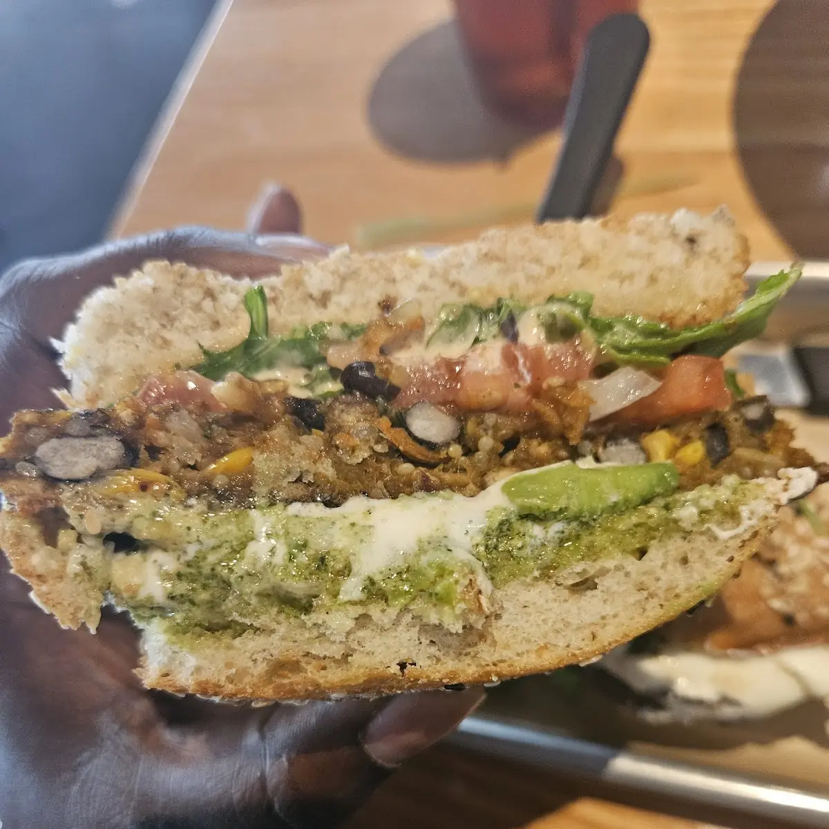 Black Bean and Corn Burger