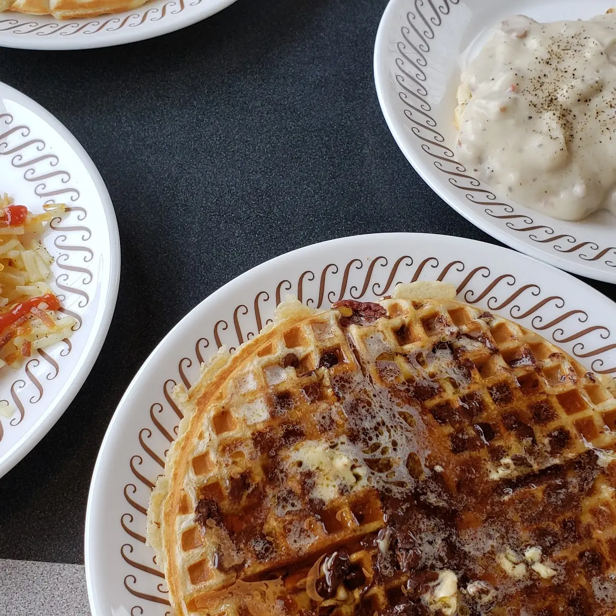 Pecan Chocolate Chip Waffle