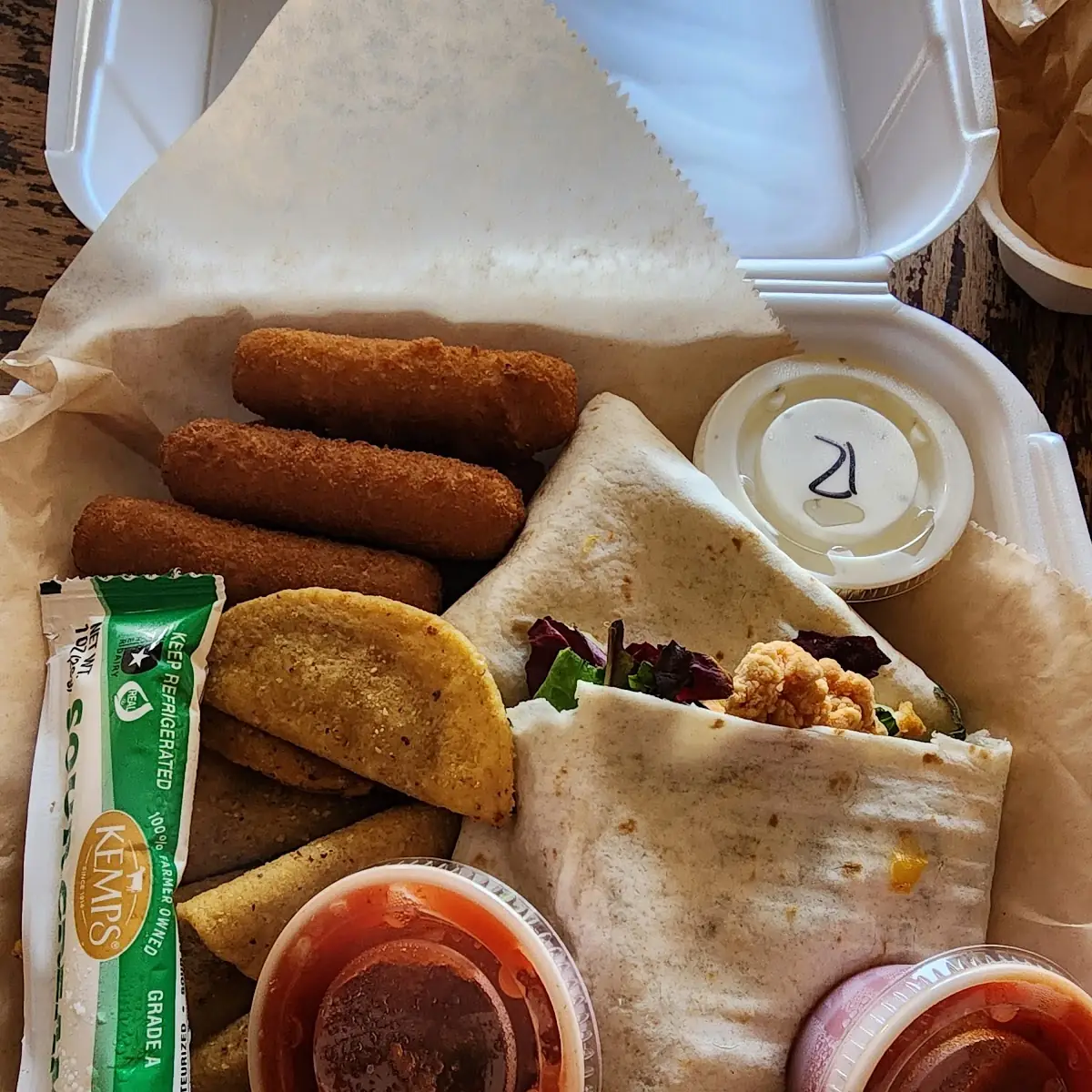 Chicken Strip Wrap