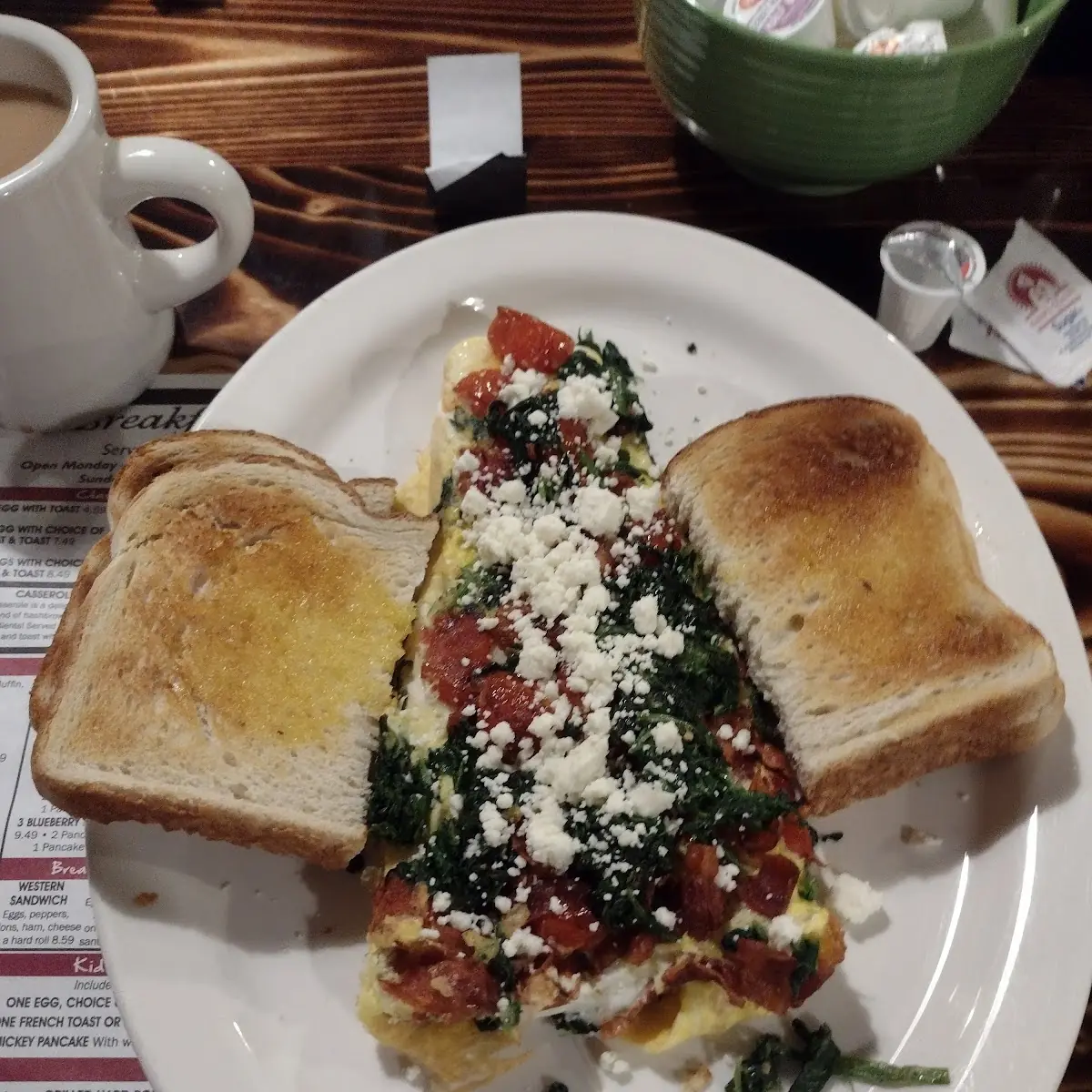 Christmas Tree Omelette