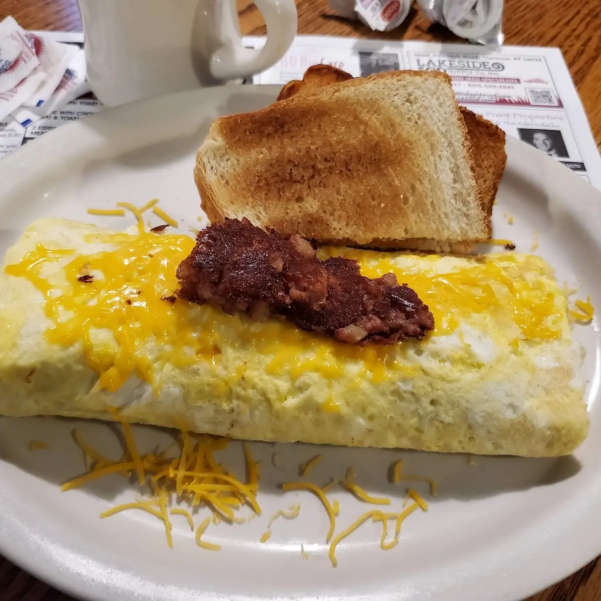 Corned Beef Hash Omelette
