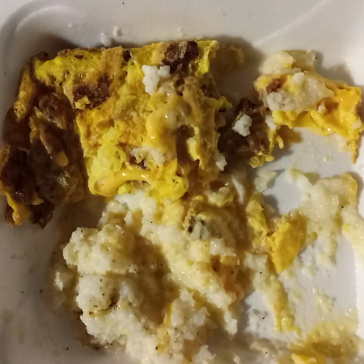 Sausage and Cheese Omelette